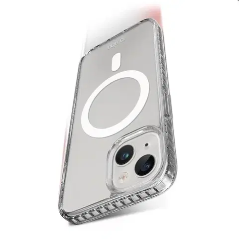 Puzdrá na mobilné telefóny Zadný kryt SBS Extreme 3 Mag pre Apple iPhone 15, transparentná TEEXMAGIP1561T
