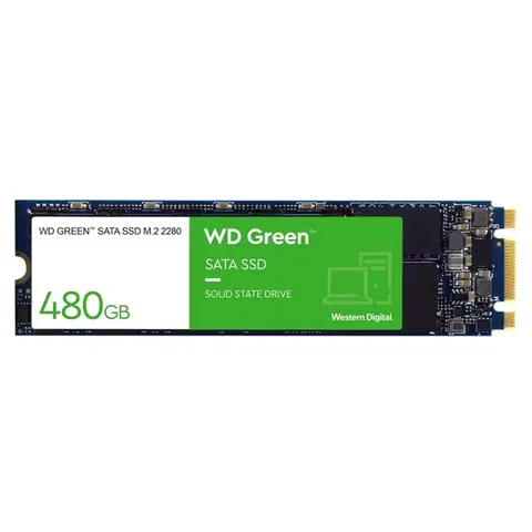 Pevné disky WD 480 GB Green SSD disk M.2 SATA 3R WDS480G3G0B