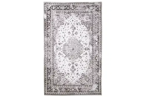 Koberce Norddan Dizajnový koberec Maile 300 x 200 cm čierno-biely