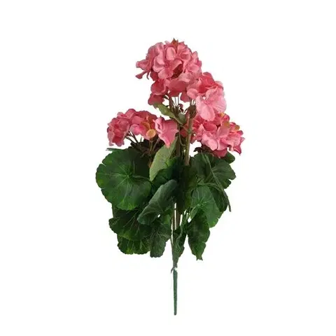 Kvety Umelá kvetina Muškát svetloružová, 47 cm