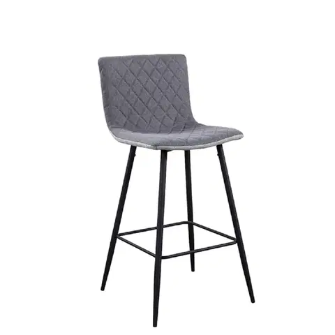 Barové stoličky Barová stolička, svetlosivá/sivá/čierna, TORANA
