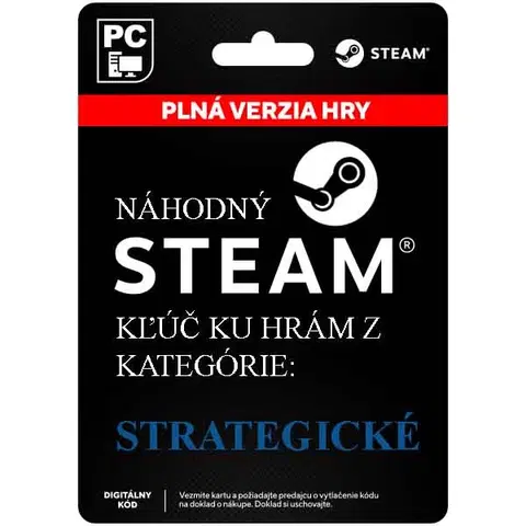 Hry na PC Náhodný Steam kľúč na strategické hry [Steam]