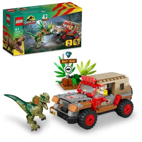 Hračky LEGO Jurassic World LEGO - Útok dilophosaura
