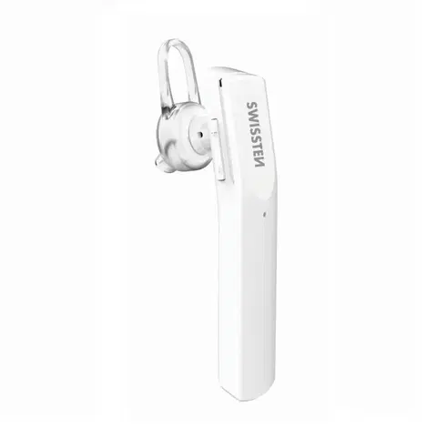 Handsfree Bluetooth mono headset Swissten UltraLight UL-9, biely 51105100