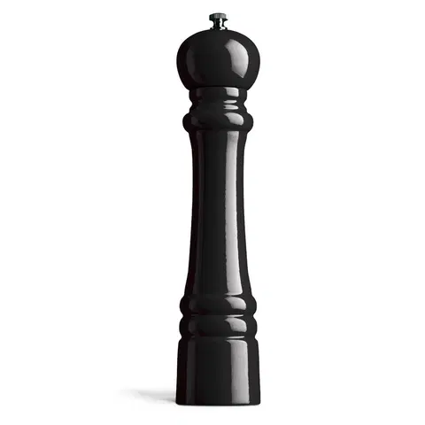 Mlynčeky mechanické Amefa Drevený mlynček na soľ a korenie, 35 cm, čierna