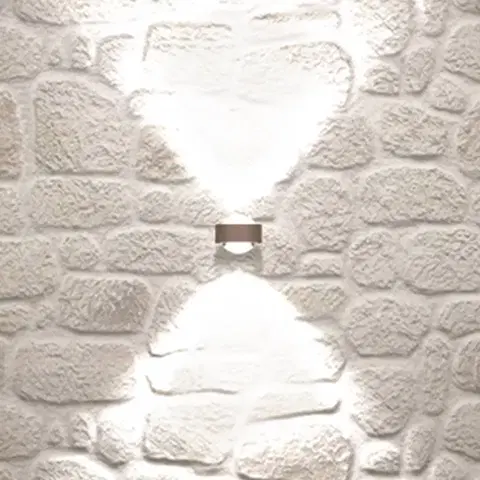 Bodové svetlá Top Light Puk Mini Wall LED 2x8W šošovky číre, nikel matná