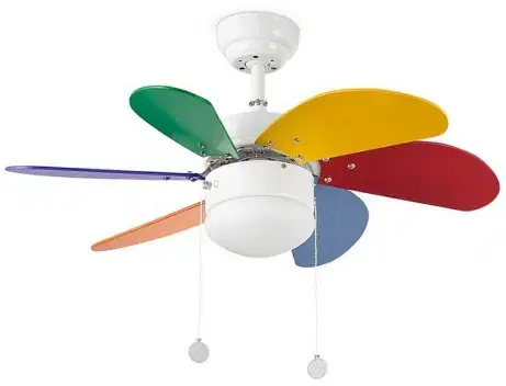 Ventilátory Stropný ventilátor s osvetlením Faro PALAO 33179 multicolor