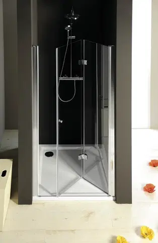 Sprchovacie kúty GELCO - ONE sprchové dvere skladacie 900 mm, pravé, číre sklo GO7990R