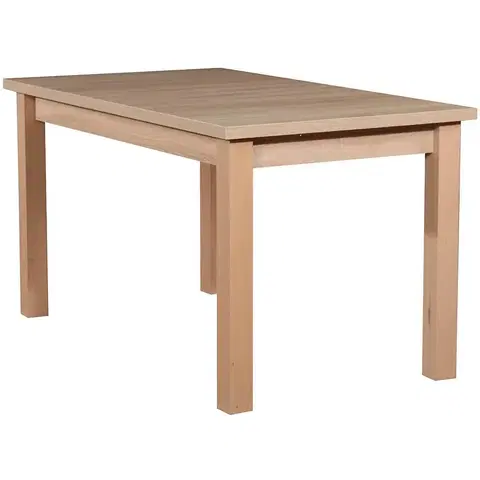 Jedálenské stoly Rozkladací stôl ST28 140/180x80cm dub sonoma