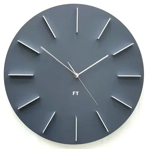 Hodiny Future Time FT2010GY Round grey 40cm