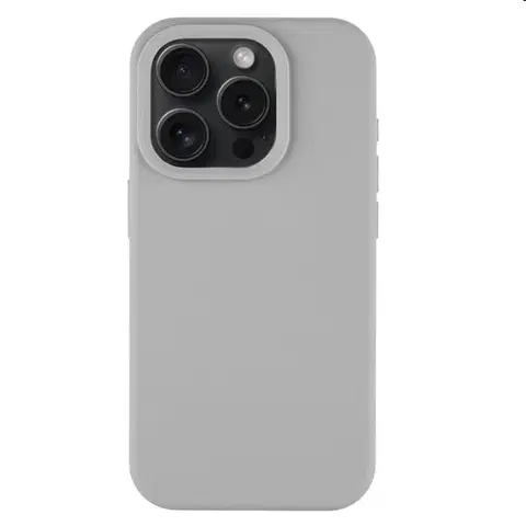 Puzdrá na mobilné telefóny Zadný kryt Tactical Velvet Smoothie pre Apple iPhone 15 Pro Max, sivá 57983104698