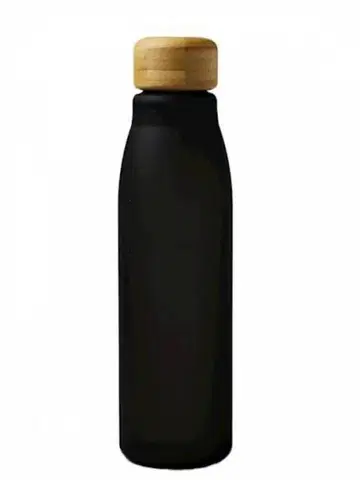 Shakery Kinekus Fľaša sklenená s protišmykovou ochranou, 600ml