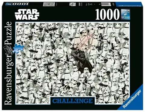 Hračky puzzle RAVENSBURGER - Challenge Puzzle: Star Wars 1000 dielikov
