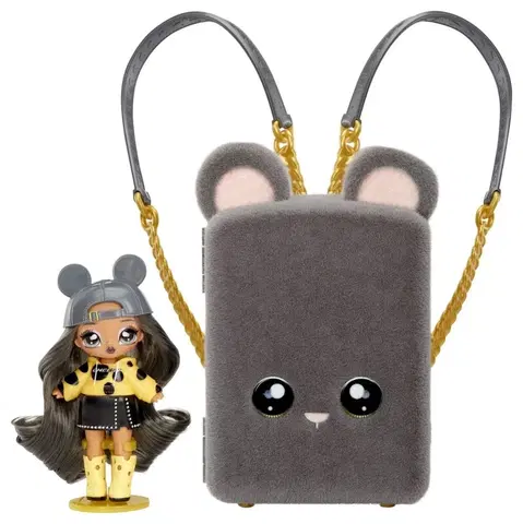 Hračky bábiky MGA - Na! Na! Na! Surprise Mini batoh s izbičkou - Marisa Mouse