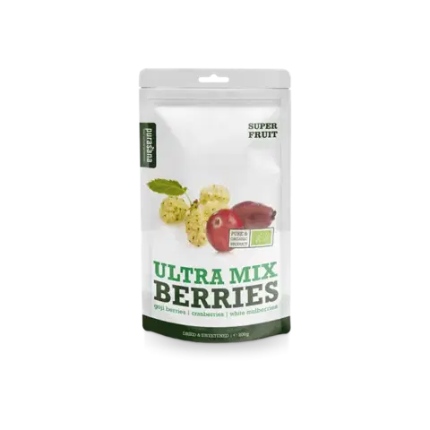 Sušené ovocie Purasana Ultra Mix Berries BIO 6 x 200 g