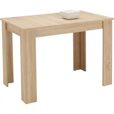 Rozkladacie stoly do jedálne Rozkladací Jedálenský Stôl Bianca, 110-137-164x70 Cm, Dub