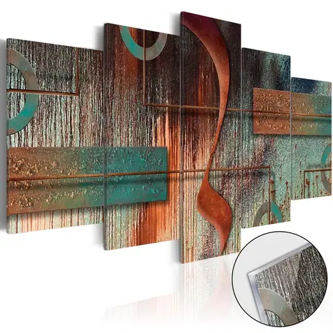 Obrazy na skle Obraz abstraktná hudba na akrylátovom skle - Abstract Melody