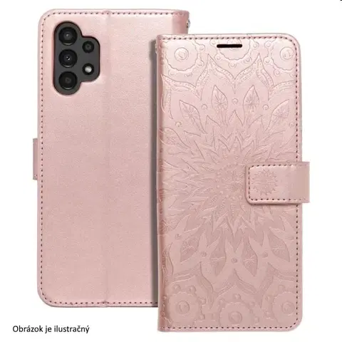 Puzdrá na mobilné telefóny Puzdro MEZZO Book mandala pre Samsung Galaxy S23 Plus, ružové TEL188572
