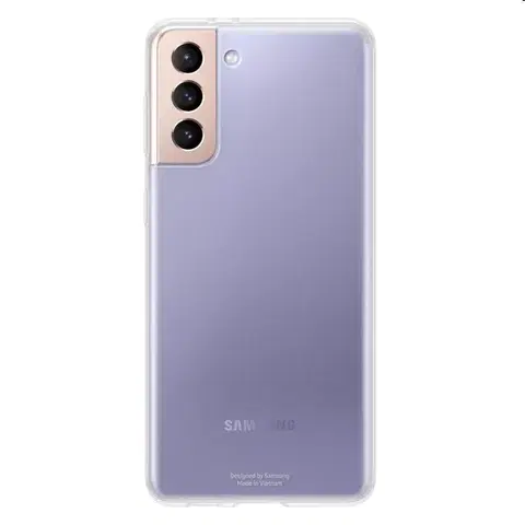 Puzdrá na mobilné telefóny Zadný kryt Clear Cover pre Samsung Galaxy S21 Plus, transparentná - OPENBOX (Rozbalený tovar s plnou zárukou) EF-QG996TTEGWW
