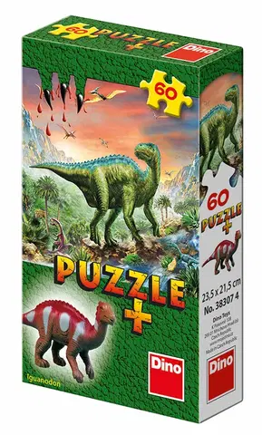 Hračky puzzle DINO - Dinosaury + Figúrka 60D, Mix Produktov