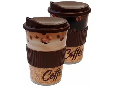 Poháre TVAR - Kelímok 2,5dl Coffee rôzne farby