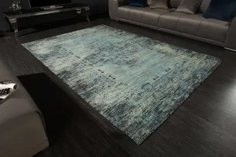 Koberce LuxD Dizajnový koberec Saniyah 240 x 160 cm tyrkysovo-modrý