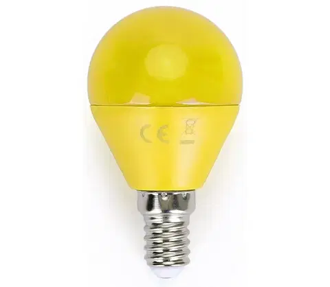 LED osvetlenie  B.V. LED Žiarovka G45 E14/4W/230V žltá -  