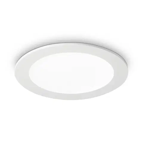 Zapustené svietidlá Ideallux Stropné LED svetlo Groove round 3 000 K 16,8 cm