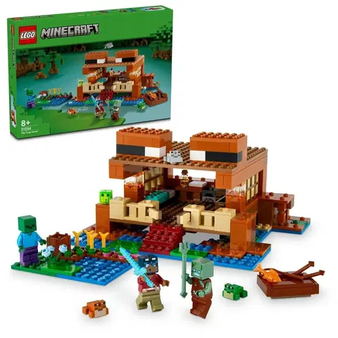 Hračky LEGO Minecraft LEGO -  Minecraft 21256 Žabí domček