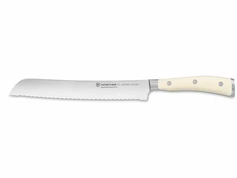 Zúbkované nože (na chlieb) WÜSTHOF Zúbkovaný nôž na chlieb Wüsthof CLASSIC IKON créme 20 cm 4166-0/20