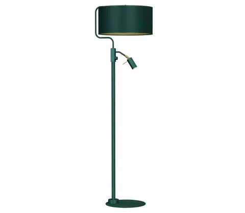 Lampy  Stojacia lampa VERDE 1xE27/60W/230V + 1xGU10-MR11/7W zelená 