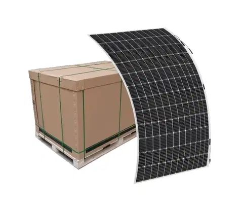 Fotovoltaické a solárne panely  Flexibilný fotovoltaický solárny panel SUNMAN 430Wp IP68 Half Cut - paleta 66 ks 
