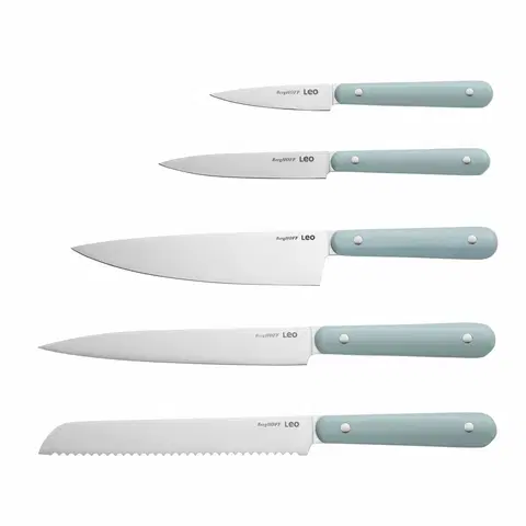 Sady nožov 5-dielna kompletná sada nožov Slate