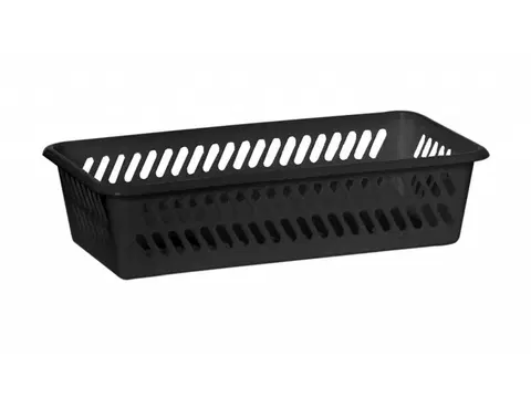 Úložné boxy MAKRO - Košík umelá hmota čierny 20,1x10,3x4,9cm