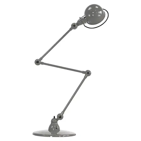 Stojacie lampy Jieldé Jieldé Loft D9403 kĺbová stojaca lampa, sivá