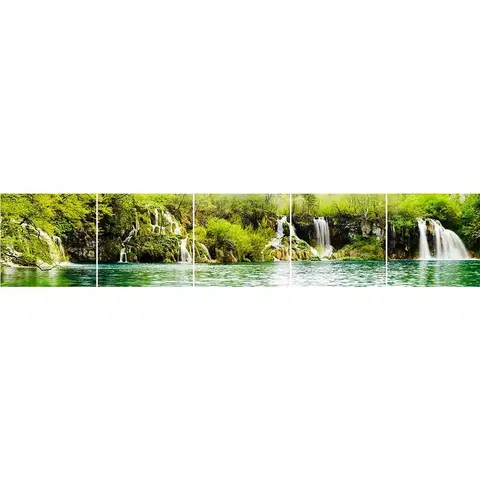 Dekoračné panely Sklenený panel 60/300 Waterfall-3 5-Elem