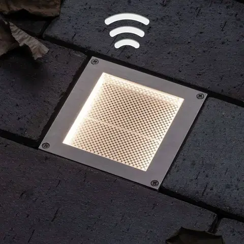 Solárne svetlá so senzorom pohybu Paulmann Paulmann zapustené podlahové LED Aron 10x10 solár