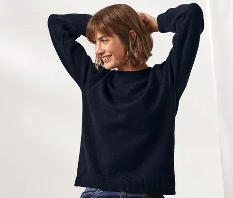 Shirts & Tops Pletený pulóver s ažúrovým vzorom