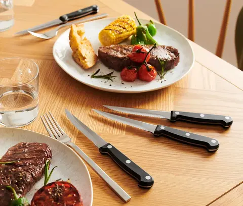 Flatware Nože na steaky, 4 ks