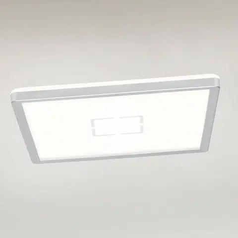 Stropné svietidlá Briloner Stropné svietidlo LED Free, 29 x 29 cm, strieborná
