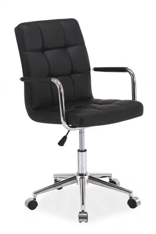 Kancelárske stoličky SIGNAL Q-022 kancelárska stolička čierna