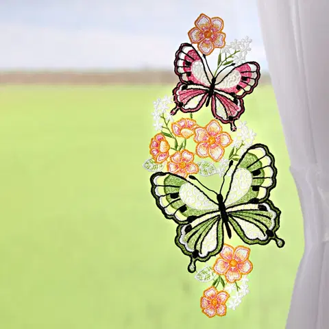 Drobné dekorácie a doplnky Textilná dekorácia "Motýle"
