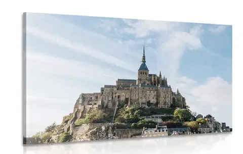 Obrazy mestá Obraz hrad Mont-Saint-Michel