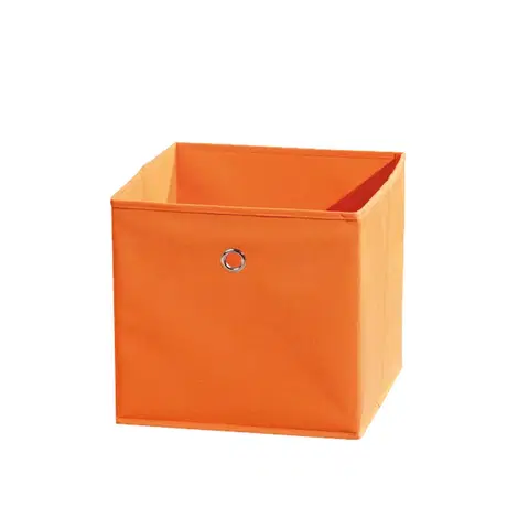 Bytové doplnky WINNY textilný box, oranžový