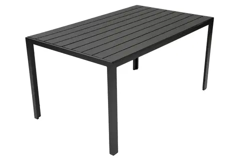 Stolčeky DEOKORK Hliníkový stôl TRENTO 205 x 90 cm