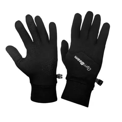 Rukavice na cvičenie GymBeam Bežecké rukavice Unstoppable Black  XS/S