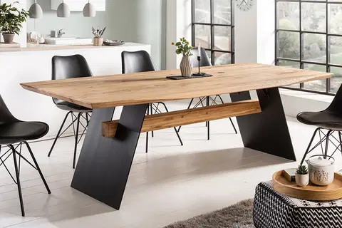 Jedálenské stoly Jedálenský stôl NAZU Dekorhome 240x100x76 cm