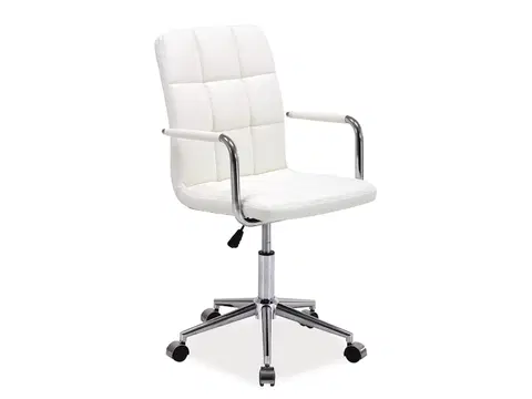 Kancelárske stoličky Signal Kancelárska stolička Q-022 biela