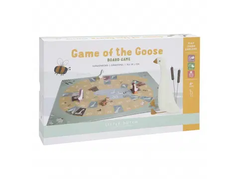 Hračky spoločenské hry pre deti LITTLE DUTCH - Spoločenská hra Goose