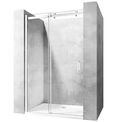 Sprchovacie dvere; priečky Sprchové dvere chróm Nixon-2 150x190 ľavé chróm Rea K5008